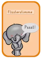 Vorschau - Bildkarten - Lautstärkeanzeige Elefantenklasse - Deckblatt