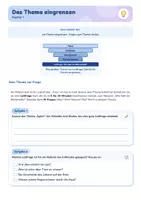 Vorschau - Unterrichtsreihen - Referat und Präsentation | Arbeitsheft + 2 Klassenarbeiten | Thema eingrenzen, Stichwortkarten, Folien gestalten | Deutsch Klasse 5-8 | mit Lösungen - Seite 3