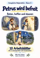 Vorschau - Arbeitsblätter - Petrus wird befreit | Religion Klasse 2 Arbeitsblätter | Evangelische Religionslehre | 10 Arbeitsblätter als PDF - Deckblatt