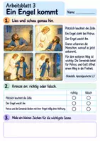 Vorschau - Arbeitsblätter - Petrus wird befreit | Religion Klasse 2 Arbeitsblätter | Evangelische Religionslehre | 10 Arbeitsblätter als PDF - Seite 3