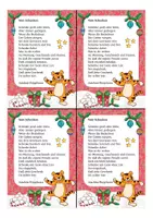 Vorschau - Mal- und Bastelvorlagen - Weihnachtsgrüße Weihnachten in der Tigerklasse / Tiger - Seite 3