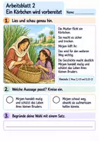 Vorschau - Arbeitsblätter - Mirjam ist mutig | Religion Klasse 2 Arbeitsblätter | Evangelische Religionslehre | 10 Arbeitsblätter als PDF - Seite 2