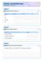 Vorschau - Arbeitsblätter - Fit für Klasse 7 Deutsch | Arbeitsheft + Abschlusstest | Wiederholung Klasse 6: Wortarten, Verben, Sachtext | Deutsch Klasse 6/7 | mit Lösungen - Seite 3
