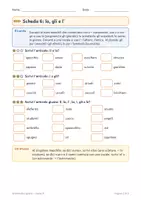 anteprima - Esercizi - Grammatica classe seconda gratis: la mappa e una scheda - Pagina 1