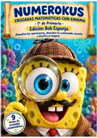 Vista previa - Unidades / Secuencias / Situaciones de Aprendizaje - NUMEROKUS: CRUZADAS MATEMÁTICAS 1º (Edición Bob Esponja) - Portada