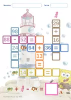 Vista previa - Unidades / Secuencias / Situaciones de Aprendizaje - NUMEROKUS: CRUZADAS MATEMÁTICAS 1º (Edición Bob Esponja) - página 3