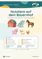 Vorschau - Unterrichtsreihen - Nutztiere auf dem Bauernhof · Klasse 2 · Bündel: Standard + luftige Fassung - Seite 1
