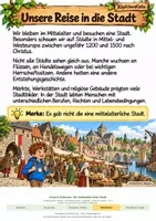 Vorschau - Test - Materialpaket: Mittelalterliche Stadt & Handwerk – Zeitreise Sachunterricht - Seite 2