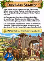 Vorschau - Test - Materialpaket: Mittelalterliche Stadt & Handwerk – Zeitreise Sachunterricht - Seite 3
