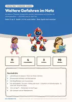 Vorschau - Stundenentwürfe - Weitere Gefahren im Netz — Digitale Welt Klasse 5/6: Doppelstunde mit Begriffskarten, 4 Arbeitsblättern und Lösungen - Seite 1