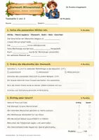 Vorschau - Test - Wissenstest: Die Steinzeit & die ersten Menschen –Zeitreise Sachunterricht - Seite 1