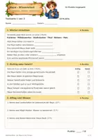 Vorschau - Test - Wissenstest: Die Maya & ihre Tempel – Zeitreise Sachunterricht - Seite 1