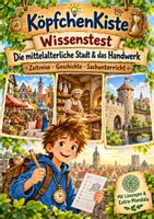 Vorschau - Test - Wissenstest: Mittelalterliche Stadt & Handwerk – Zeitreise Sachunterricht - Deckblatt