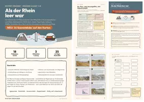 Vorschau - Arbeitsblätter - Mystery: Als der Rhein leer war – Erdkunde 7–10 - Deckblatt