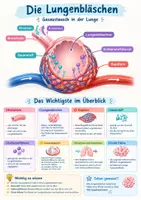 Vorschau - Poster - Gasaustausch Lunge Poster Klasse 8-9 - Deckblatt