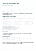 Vorschau - Arbeitsblätter - Sachaufgaben Klasse 3/4 – 8 Alltagsmissionen mit Basis- und Denkweg - Seite 2