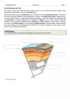 Vorschau - Arbeitsblätter - Schalenbau der Erde: AB + Lösung + Einstieg - Seite 1