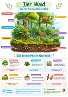 Vorschau - Arbeitsblätter - Themenreihe Tiere und Natur Sachunterricht, Klasse 3-4 - Seite 1