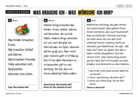 Vorschau - Stundenentwürfe - Bedürfnisse und Wünsche Grundschule – Werbetricks erkennen mit Detektivakte: fertige Stunde zur Adventszeit - Seite 2