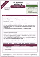 Vorschau - Arbeitsblätter - Argument aufbauen: Behauptung, Begründung, Beispiel | Unterrichtsstunde mit Materialtext, Arbeitsblättern und Lösungen | Deutsch Klasse 7/8 - Seite 3