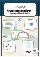 Vorschau - Unterrichtsreihen - Naturphänomene: Arbeitsheft Physik Klasse 7–10 - Deckblatt
