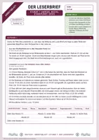 Vorschau - Arbeitsblätter - Leserbrief schreiben: Anrede, Bezug, Standpunkt und Gruß | Unterrichtsstunde mit Materialtext, Arbeitsblättern und Lösungen | Deutsch Klasse 7/8 - Seite 3