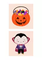 Vorschau - Spiele - 10x Puzzles & Bildhälften verbinden: Halloween (Aktivität für Vorschule & Anfangsunterricht) - Seite 2