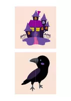 Vorschau - Spiele - 10x Puzzles & Bildhälften verbinden: Halloween (Aktivität für Vorschule & Anfangsunterricht) - Seite 3