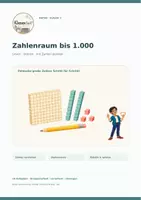 Vorschau - Arbeitsblätter - Zahlen bis 1.000 entdecken – Mathe-Arbeitsheft für Klasse 3 - Deckblatt