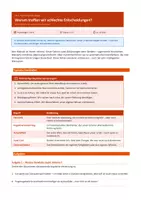 Vorschau - Arbeitsblätter - Denkfehler & Entscheidungen - kognitive Verzerrungen - Seite 1