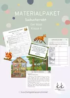 Vorschau - Arbeitsblätter - Materialpaket Wald Klasse 4 - Deckblatt
