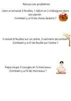 Aperçu - Feuilles d'exercices - Livret d’activités thème automne niveau primaire CP CE1 - Page 3