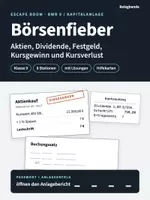 Vorschau - Stationenlernen - Escape Room Aktien Kapitalanlage BwR 9 Rechnungswesen - Deckblatt