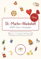 Vorschau - Arbeitsblätter - St.-Martin-Werkstatt - GRATIS-Probe - Deckblatt