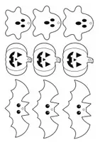 Vorschau - Mal- und Bastelvorlagen - Halloween Basteln mit Kindern 🎃 | Einfache Bastelvorlagen zum Ausschneiden | Kita & Grundschule - Seite 2