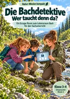 Vorschau - Arbeitsblätter - Escape Room Bach: Die Bachdetektive | Sachunterricht Klasse 3-4 - Deckblatt