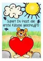 Vorschau - Mal- und Bastelvorlagen - 1. Klasse Abschied Tiger / Tigerklasse - Seite 1