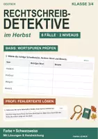 Vorschau - Arbeitsblätter - Wortarten & Rechtschreibung Herbst 3/4 - Seite 1