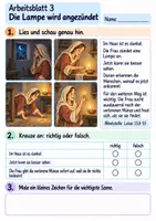 Vorschau - Arbeitsblätter - Jesus erzählt von der verlorenen Münze | Religion Klasse 2 Arbeitsblätter | Evangelische Religionslehre | 10 Arbeitsblätter als PDF - Seite 3