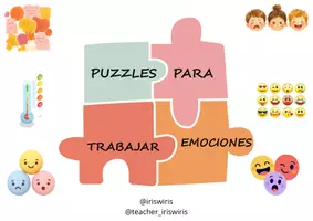 Vista previa - Juegos / Gamificación - PUZZLES EMOCIONES Teacher IrisWiris - Portada