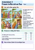 Vorschau - Arbeitsblätter - Lydia öffnet ihr Haus | Religion Klasse 2 Arbeitsblätter | Evangelische Religionslehre | 10 Arbeitsblätter als PDF - Seite 3