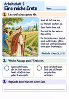 Vorschau - Arbeitsblätter - Isaak findet Frieden am Brunnen | Religion Klasse 2 Arbeitsblätter | Evangelische Religionslehre | 10 Arbeitsblätter als PDF - Seite 2