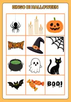 anteprima - Flashcard - BINGO DI HALLOWEEN - CLIL 🎃🧛👻 - Pagina di copertina
