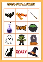 anteprima - Flashcard - BINGO DI HALLOWEEN - CLIL 🎃🧛👻 - Pagina 3