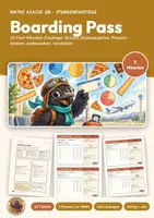 Vorschau - Arbeitsblätter - Stundeneinstiege Mathe 5/6 | 10 Tickets à 5 Minuten mit Lösungen | Brüche, Dezimalzahlen, Prozent | Boarding Pass - Deckblatt