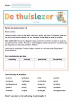 Voorbeeld - Leestempo en begrip: Thuislezers E4 - deel 1 (oktober) - Voorblad