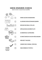 Vorschau - selbst erstellte Cliparts/Grafiken - Mein Zimmer-Check zum Zimmer Aufräumen - Deckblatt