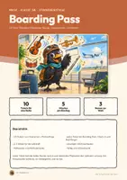 Vorschau - Arbeitsblätter - Stundeneinstiege Musik 5/6 | 10 Tickets à 5 Minuten mit Lösungen | Instrumente, Orchester, Takt | Boarding Pass - Seite 1