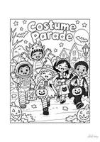 Vorschau - Mal- und Bastelvorlagen - Halloween zum Ausmalen - Seite 3