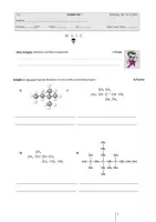 Vorschau - Klassenarbeiten - CH KA 1 - 5 Varianten (Parallelklassen oder Nachschreiber) - Deckblatt